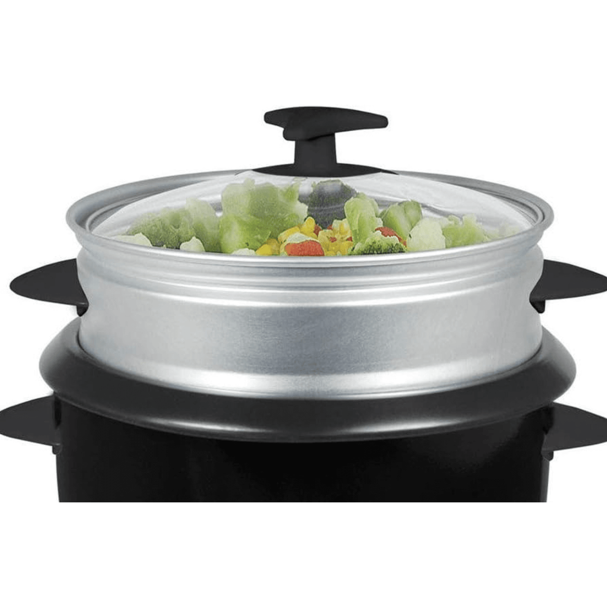 Better Chef Rice Cooker with Steamer and Non-Stick Pot