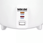Better Chef Rice Cooker with Steamer and Non-Stick Pot