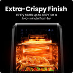Chefman 6-in-1 Air Fryer Oven with Digital Timer, Touchscreen, and 12 Presets