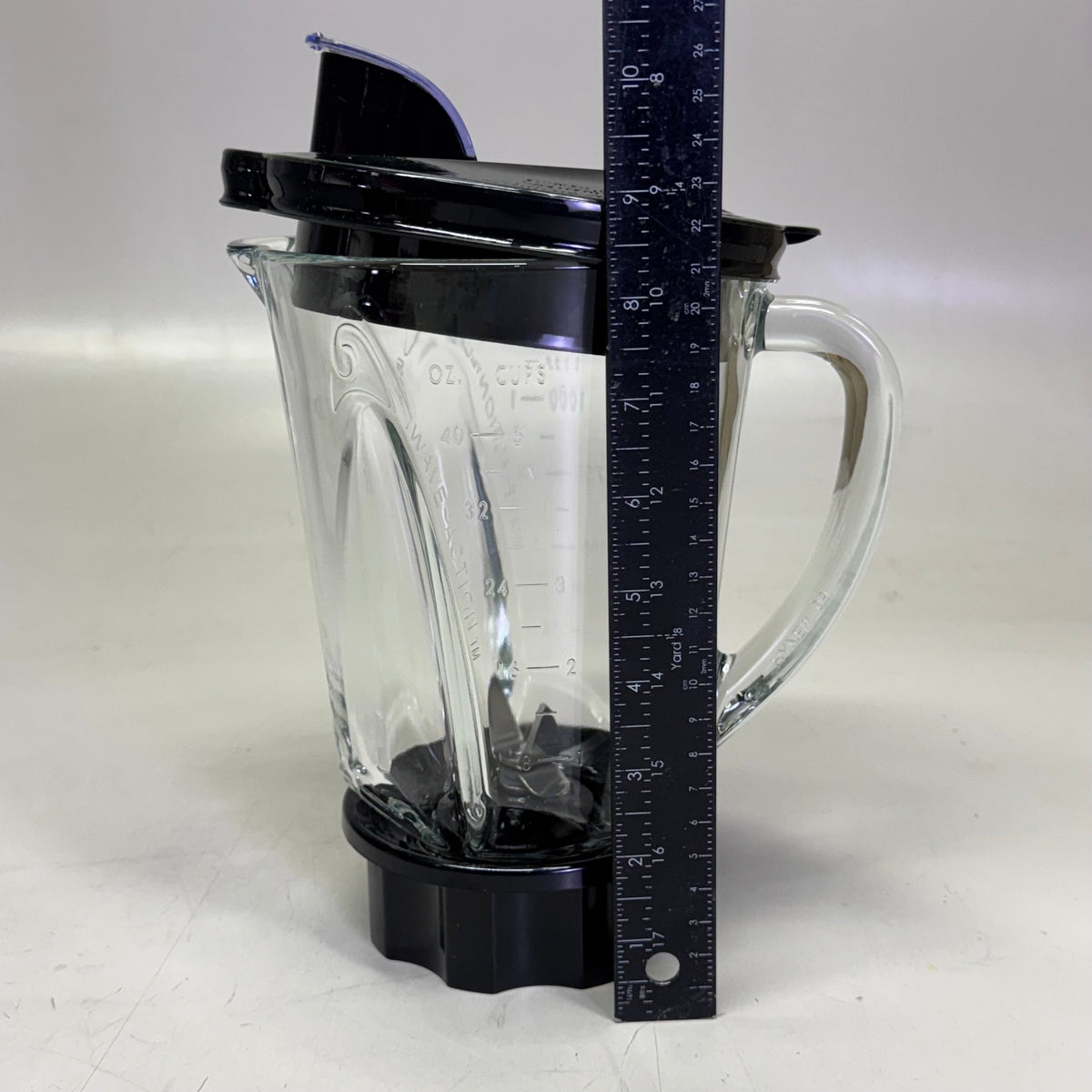 HAMILTON BEACH Power Elite Blender With 40 Oz Glass Jar 9"H Clear 58148G