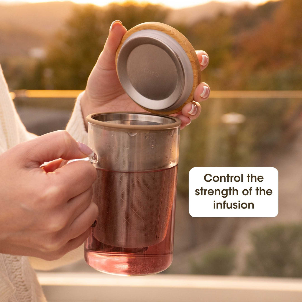 Glass & Stainless Steel Tea Infuser