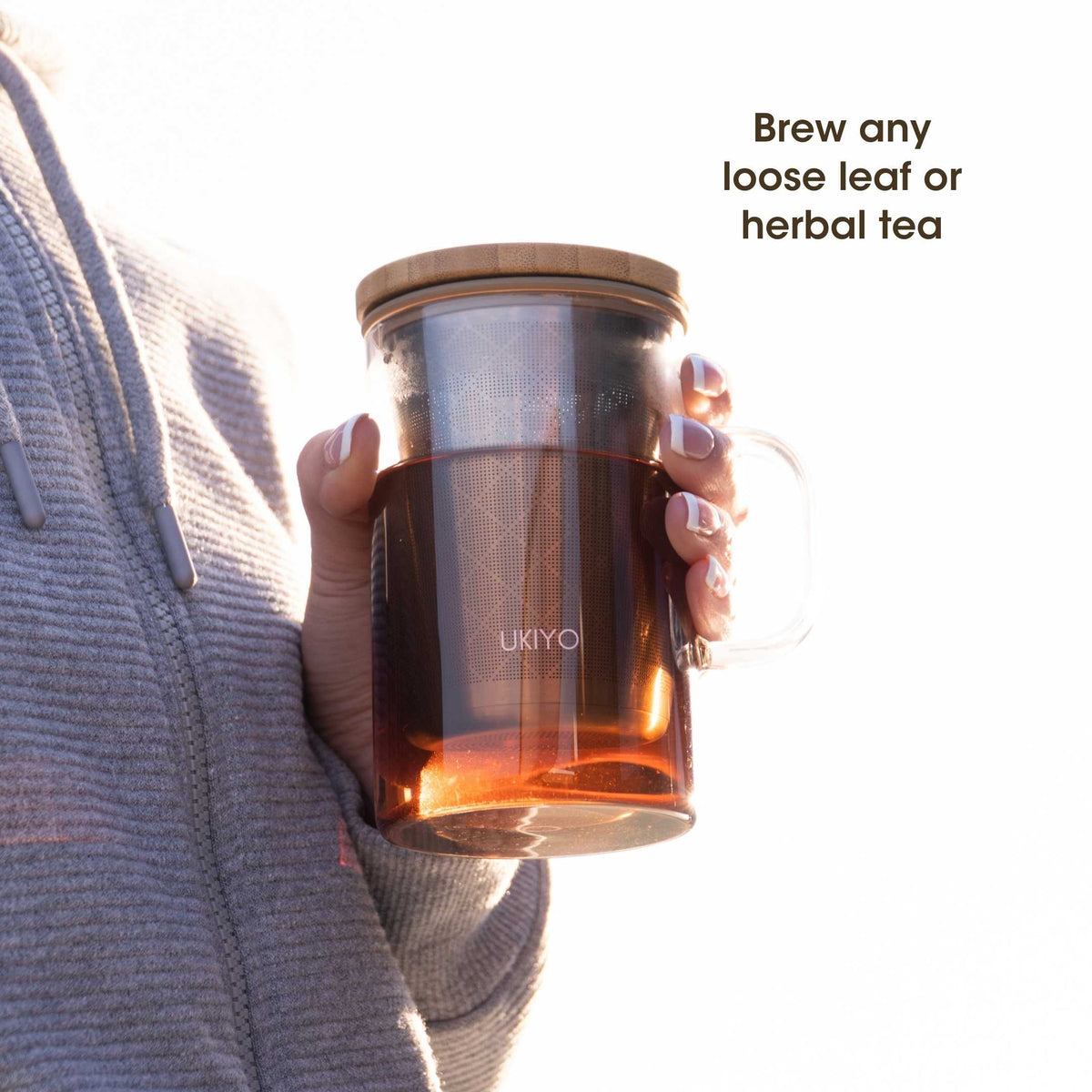 Glass & Stainless Steel Tea Infuser
