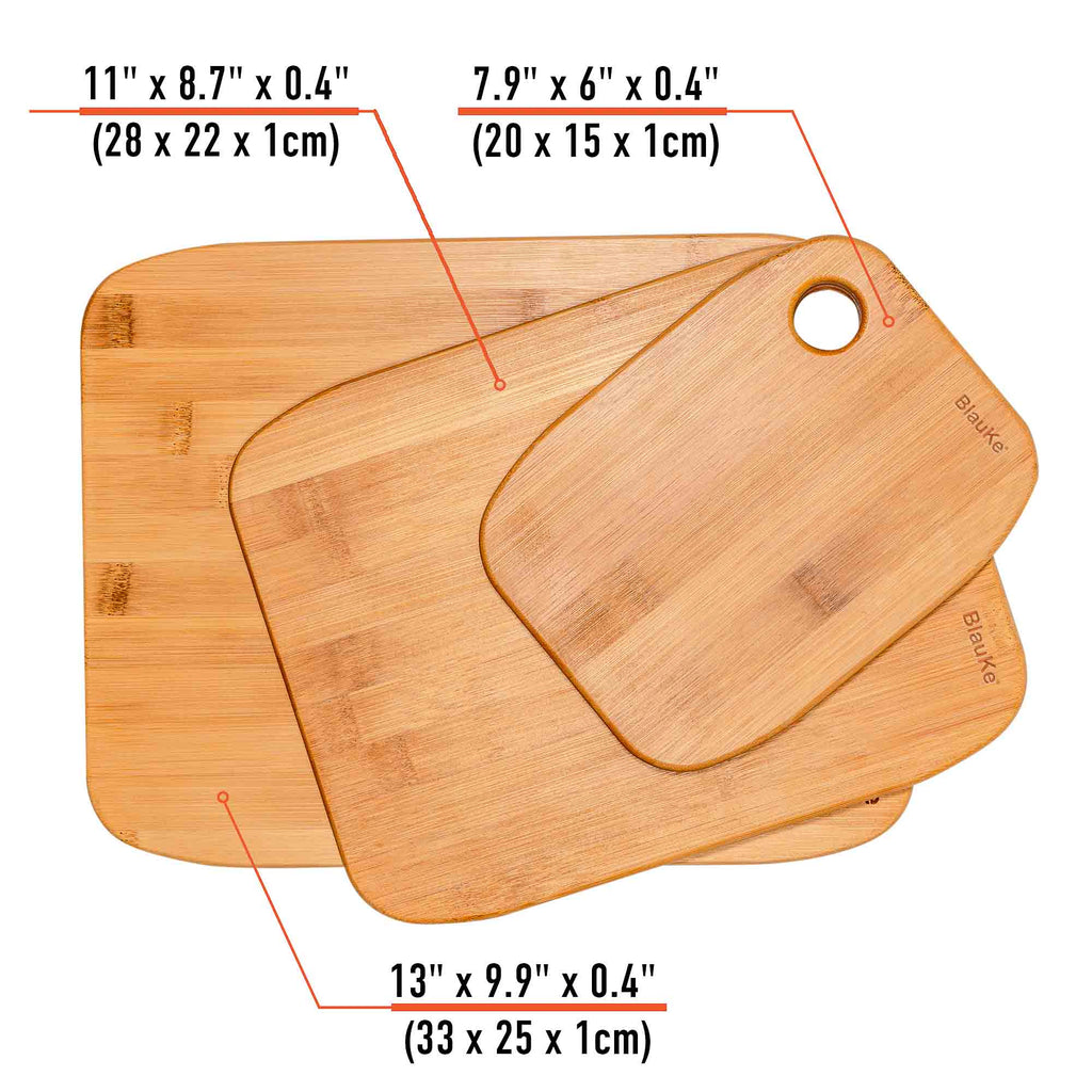 Bamboo Chopping Board- 3 Pack