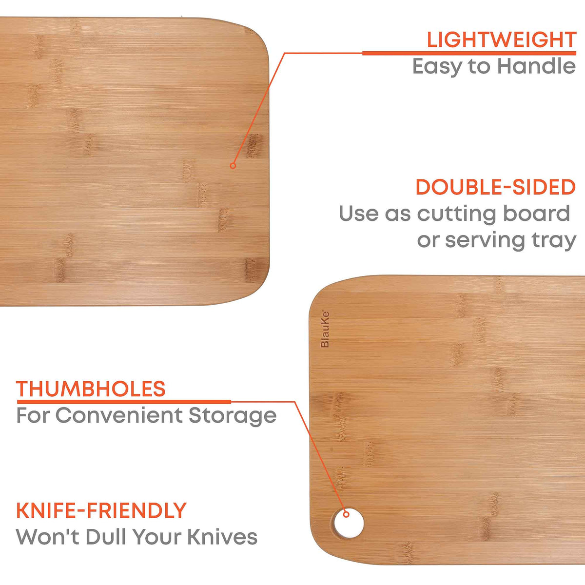 Bamboo Chopping Board- 3 Pack