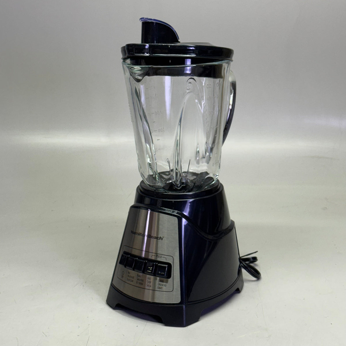 HAMILTON BEACH Power Elite Blender With 40 Oz Glass Jar 9"H Clear 58148G