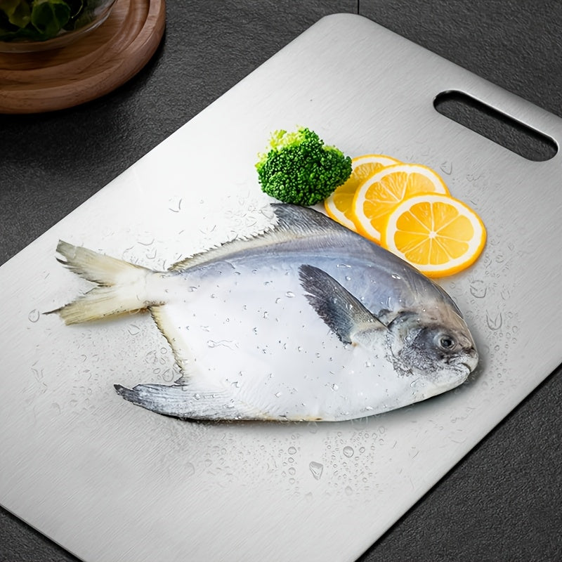 Stainless Steel Cutting Board Set Non-Slip Anti-Bacterial Kitchen Boards- 3 Pack