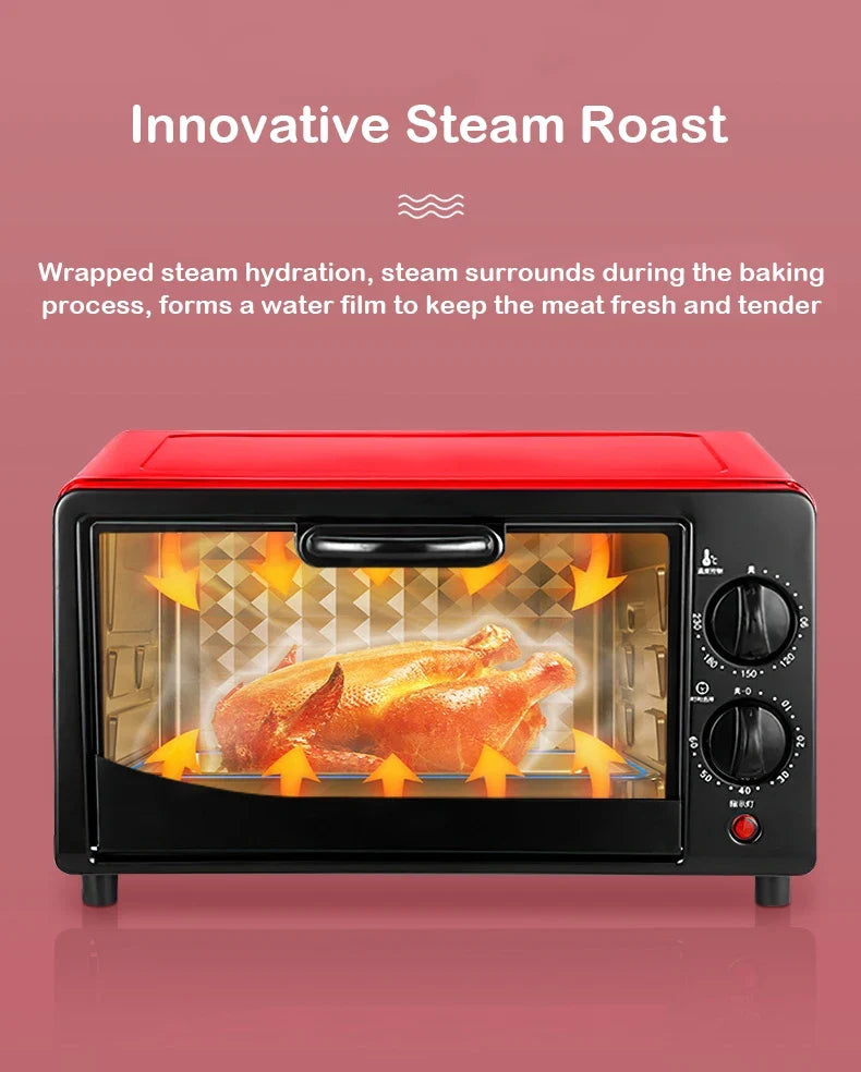 Multifunctional 12L Electric Toaster Oven