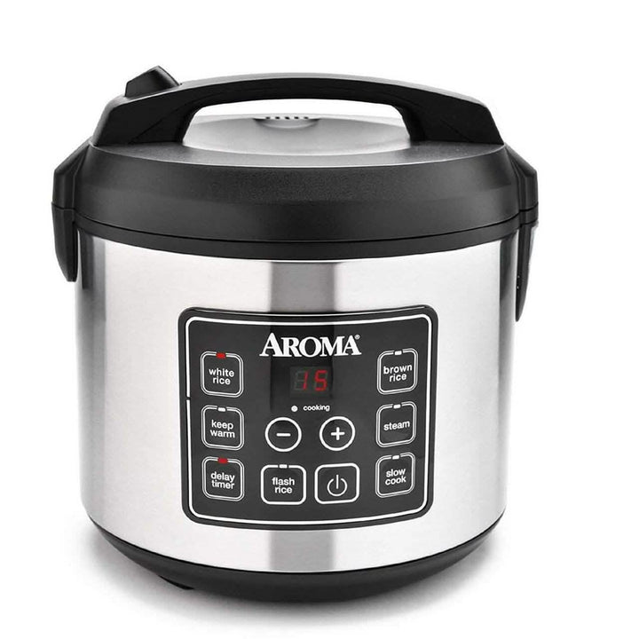 Aroma 20-Cup Digital Rice Cooker and Food Steamer