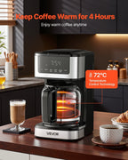 VEVOR Programmable Coffee Maker- 12 Cup