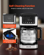 VEVOR Programmable Coffee Maker- 12 Cup