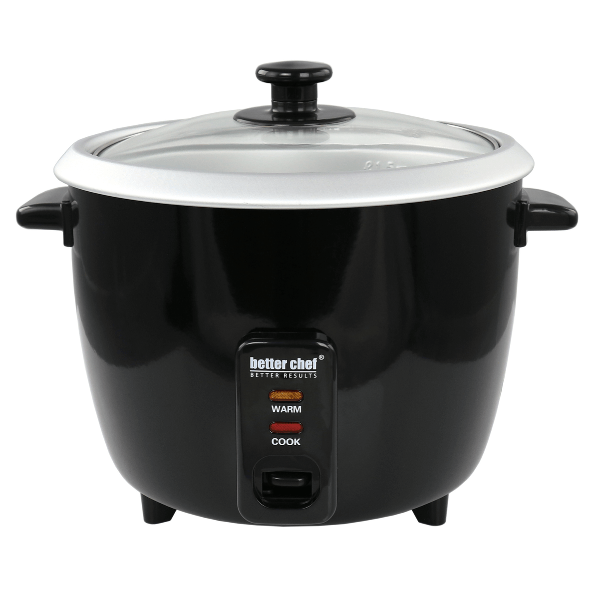 Better Chef Rice Cooker with Measuring Cup and Paddle