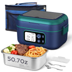 Cordless Self-Heating Lunch Box with Schedule Timer