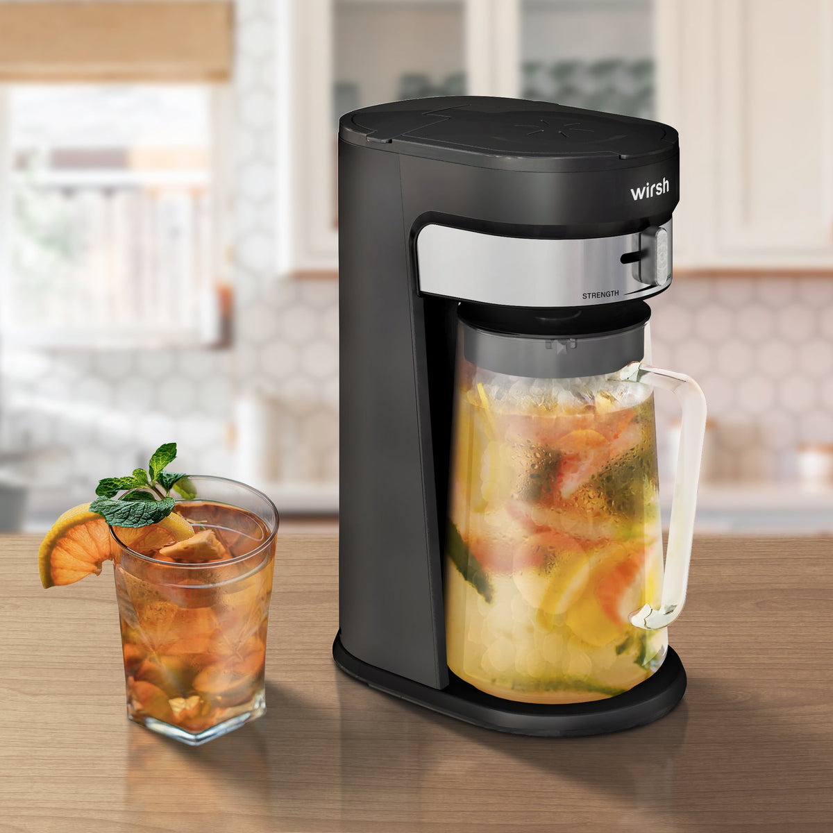 Wirsh Iced Coffee & Tea Maker with 3-Quart Pitcher